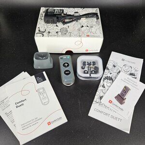 Comfort Audio Duett Personal Amplifier Listener Earbuds Headphones Charger WORKS